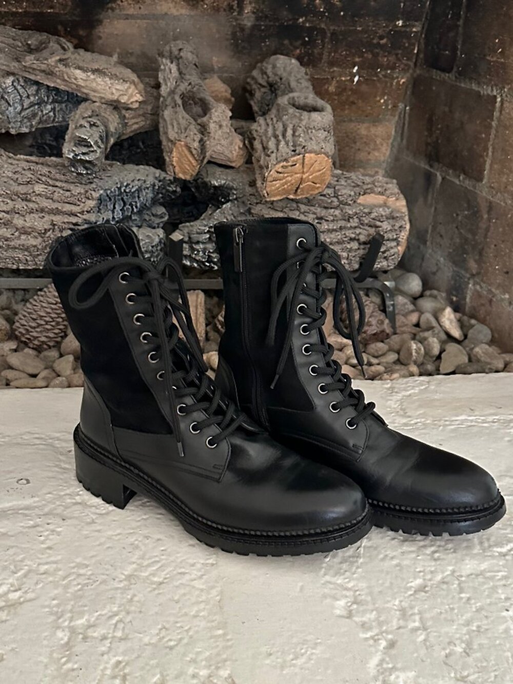 Aquatalia Great Weatherproof Combat Boot